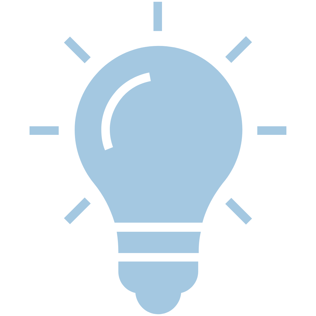 light bulb cornflower